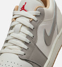 Air Jordan 1 Low Mens Lifestyle Shoe - Sail/Fire Red/College Grey/Hemp