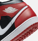 Air Jordan 1 Mid Black Gym Red Mens Basketball Shoe - Black/Gym Red/White