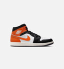 Air Jordan 1 Mid Mens Lifestyle Shoe - Starfish/White/Sail/Black