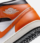 Air Jordan 1 Mid Mens Lifestyle Shoe - Starfish/White/Sail/Black