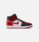 Air Jordan 1 Mid SE Mens Lifestyle Shoe - Black/White/Varsity Red