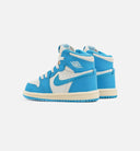 Air Jordan 1 Retro High OG UNC Reimagined Infant/Toddler Shoe - Dark Powder Blue/Sail Free Shipping