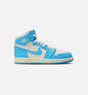 Air Jordan 1 Retro High OG UNC Reimagined Preschool Lifestyle Shoe - Dark Powder Blue/Sail Free Shipping