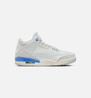 Air Jordan 3 Retro Lucky Shorts Mens Lifestyle Shoe - Summit White/Hydrogen Blue/Legend Blue