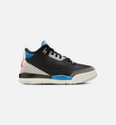 Air Jordan 3 Retro OG Rare Air Preschool Lifestyle Shoe - Black/Chile Red/Neutral Grey Free Shipping