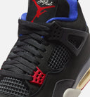 Air Jordan 4 Retro Rare Air Mens Lifestyle Shoe - Black/Fire Red/Deep Royal Blue