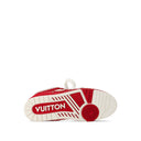 LV Skate Sneakers Red and White
