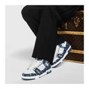 LV Skate Sneakers Trainer blue with white