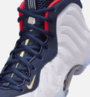 Little Posite One Obsidian Grade School Lifestyle Shoe - Obsidian/White/University Red Free Shipping